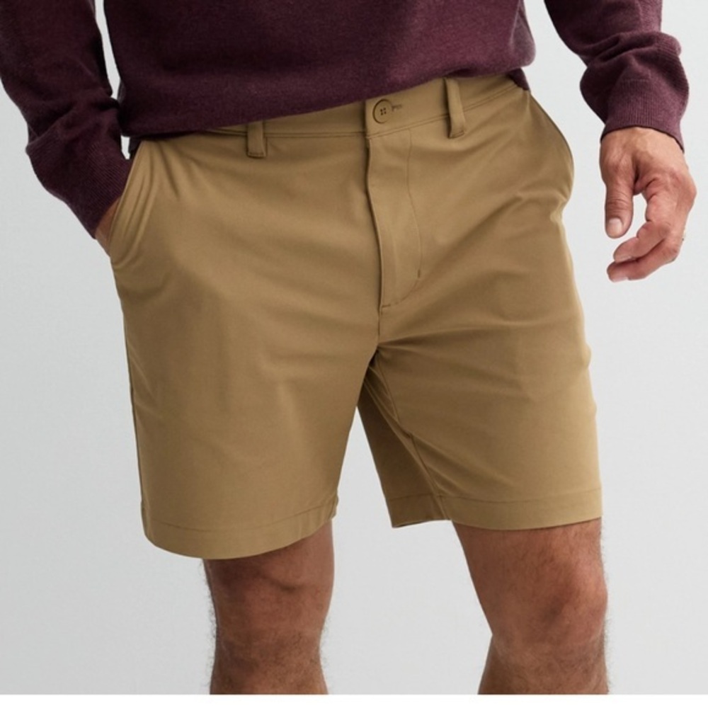 FLX Premium 8-Inch Shorts Size Men’s 40 Color Tan